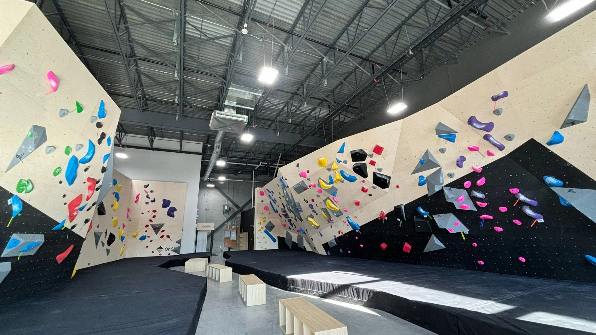 Inside RockHaus Climbing