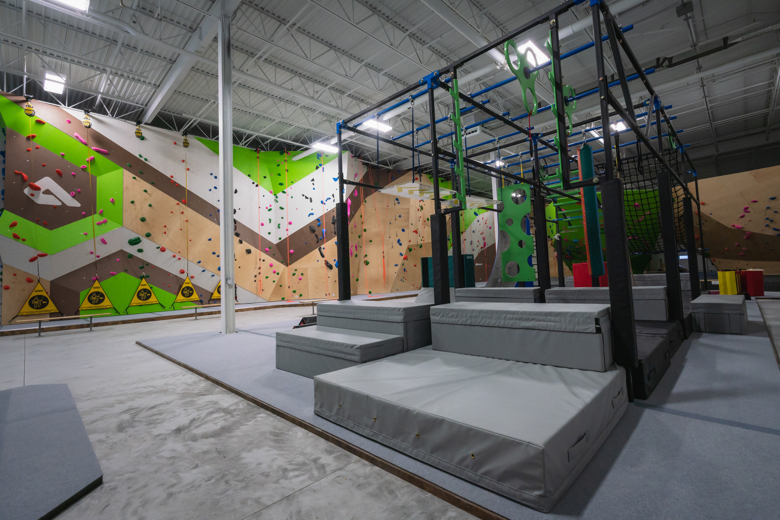 Inside Aspire Climbing (Whitby)