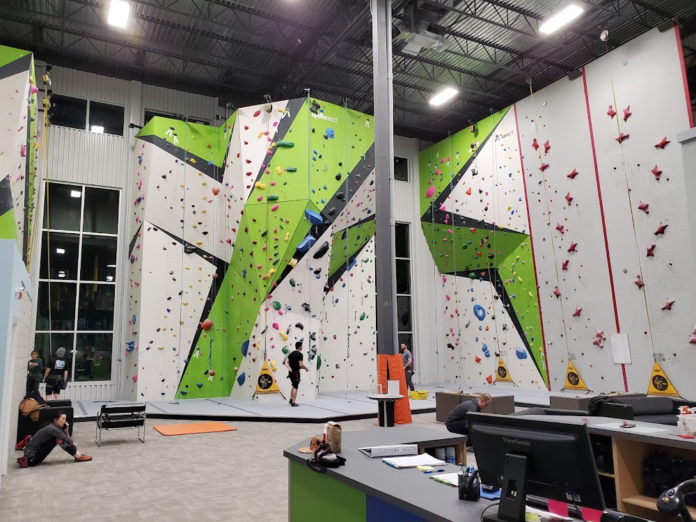 Inside Pinnacle Indoor Climbing