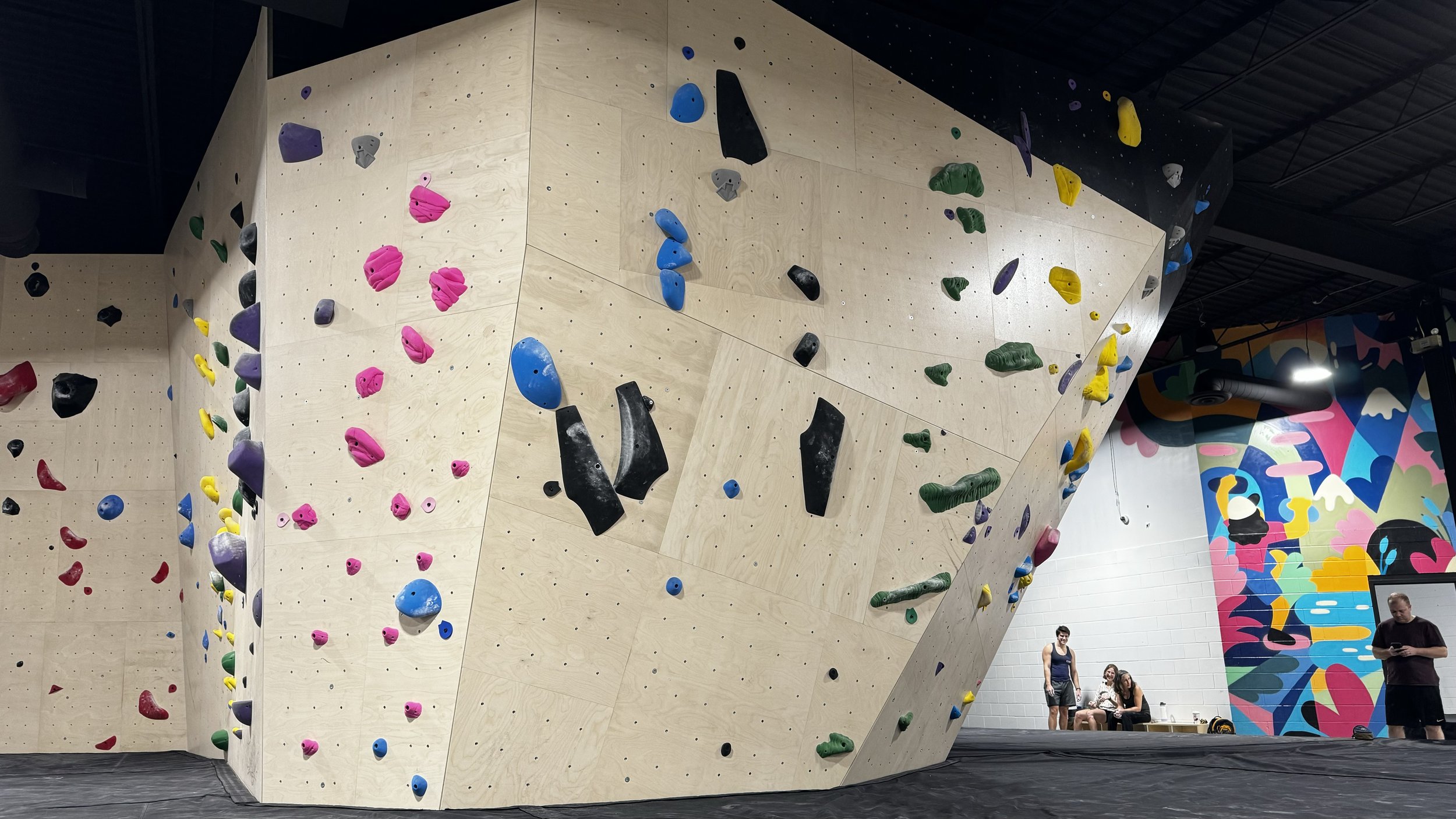 Inside Conquer Climbing Centre