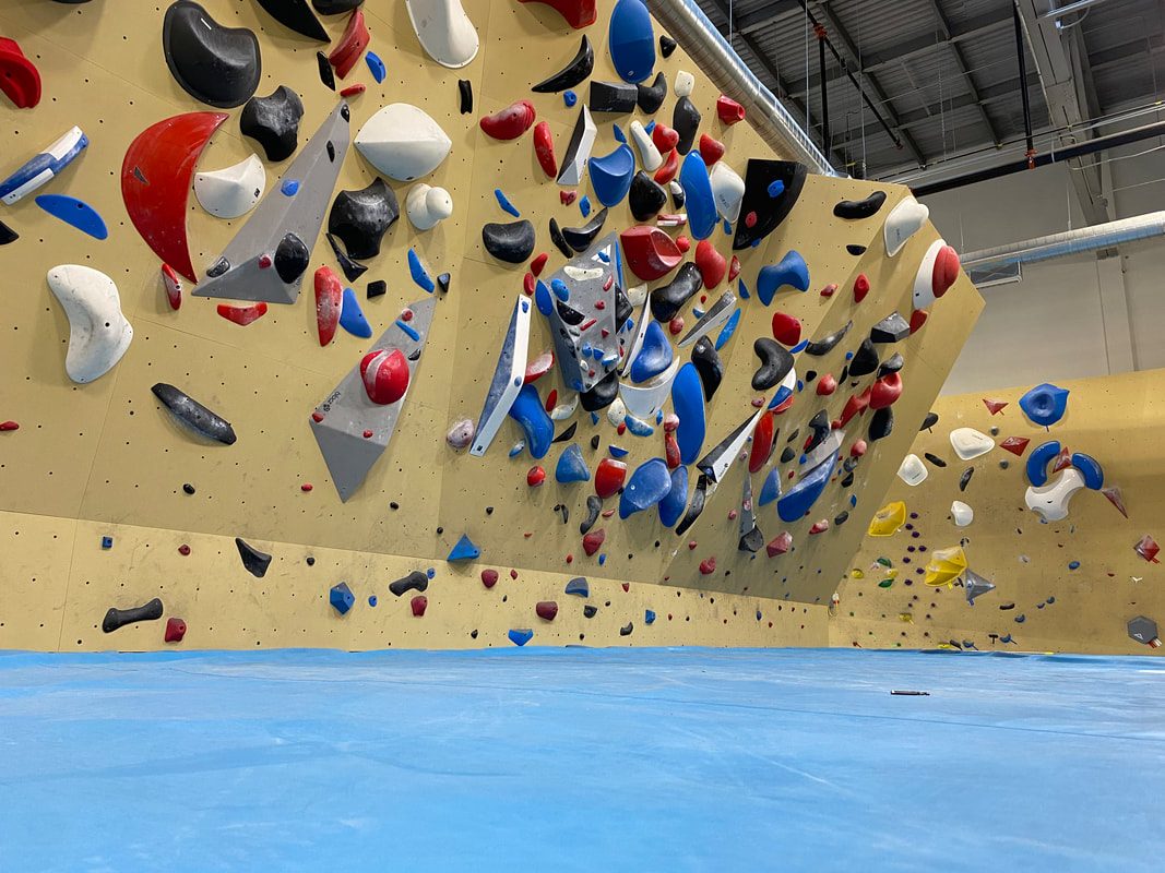 Inside Boiler Room Climbing Gym (Kingston)