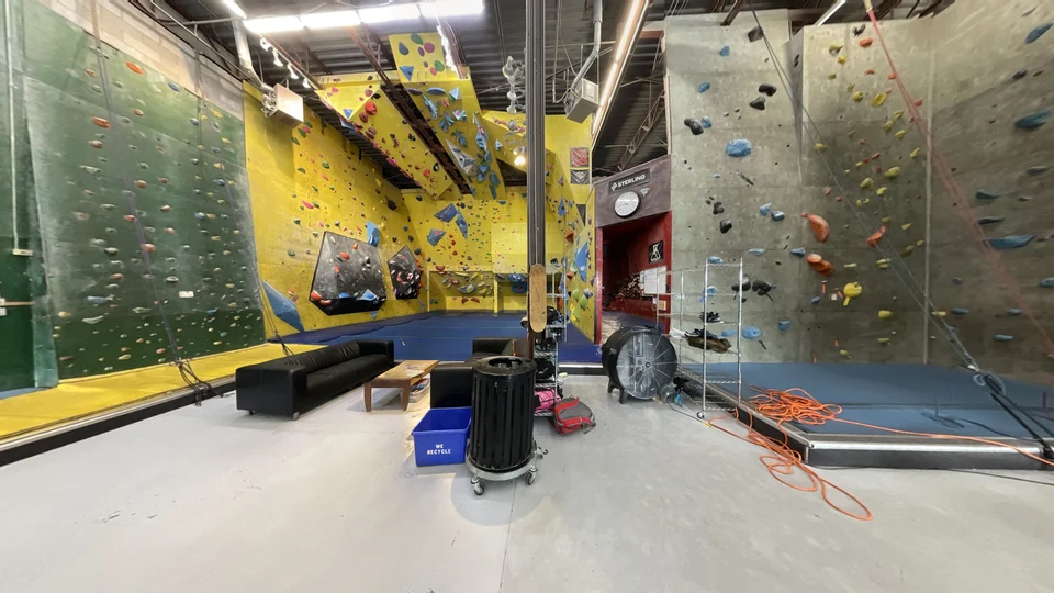 Inside Coyote Rock Gym